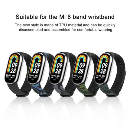 xDfind Flowers Printing TPU Watch Band, For Xiaomi Smart Band 10 / 9 / 8