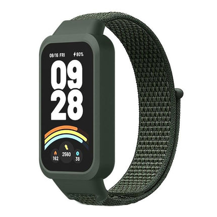 xDfind Plastic Cover Integrated Nylon Loop Watch Band, For Xiaomi Smart Band 9 Active / Redmi Band 3