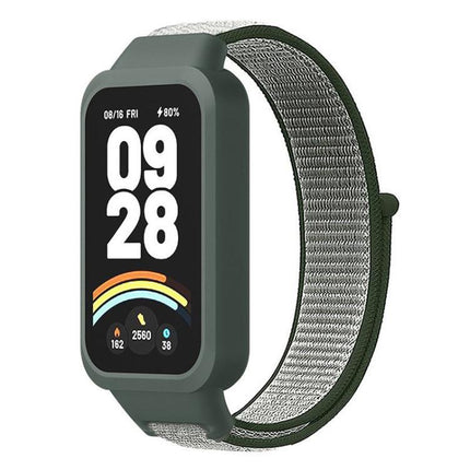 xDfind Plastic Cover Integrated Nylon Loop Watch Band, For Xiaomi Smart Band 9 Active / Redmi Band 3