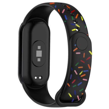 xDfind Rainbow Printing TPU Watch Band, For Xiaomi Smart Band 10 / 9 / 8