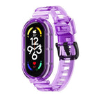 For Xiaomi Smart Band 10 / 9 / 8 / Transparent Purple