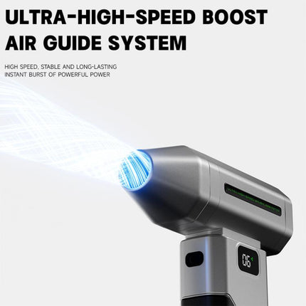 LUOWEI C2 Portable Rechargeable Ultra-High Hurricane Clean Dust Mini Jet Fan, LUOWEI C2