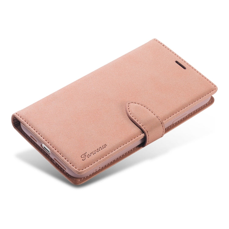 Forwenw F1-Serie, matt, starker Magnetismus, horizontales Klapplederetui mit Halterung, Kartenfächern, Geldbörse und Bilderrahmen, für iPhone 12, für iPhone 12 Mini, für iPhone 12 Pro, für iPhone 12 Pro Max, für iPhone XR