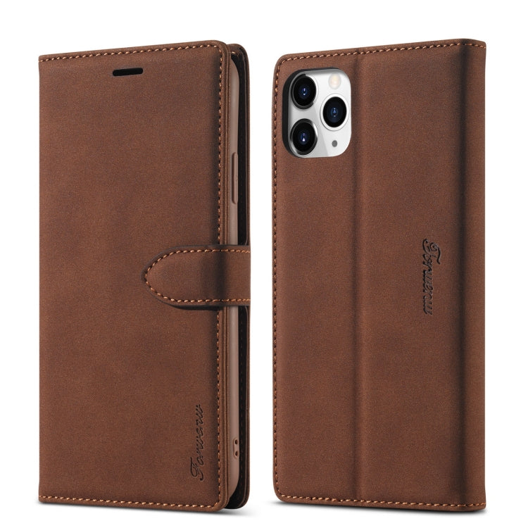 Forwenw F1-Serie, matt, starker Magnetismus, horizontales Klapplederetui mit Halterung, Kartenfächern, Geldbörse und Bilderrahmen, für iPhone 12, für iPhone 12 Mini, für iPhone 12 Pro, für iPhone 12 Pro Max, für iPhone XR