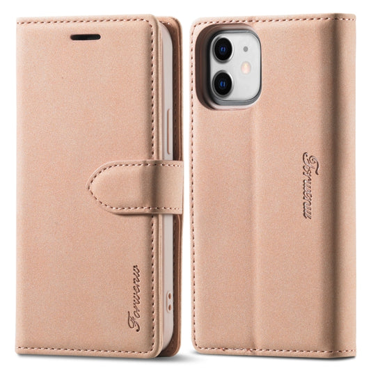 Forwenw F1 Series Matte Strong Magnetism Horizontal Flip Leather Case with Holder & Card Slots & Wallet & Photo Frame, For iPhone 12, For iPhone 12 Mini, For iPhone 12 Pro, For iPhone 12 Pro Max, For iPhone XR