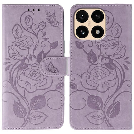 Rose Butterfly Embossed Leather Phone Case, For Xiaomi 17 Pro, For Xiaomi 17, For Xiaomi 15T Pro 5G, For Xiaomi 15T 5G