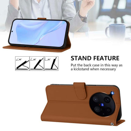Skin Feel Solid Color Leather Phone Case with Lanyard, For vivo Y21 5G 2026 Global / Y05 4G
