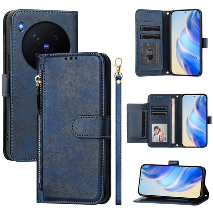 Multi-Card Slots Zipper Wallet Leather Phone Case, For vivo X300 Ultra, For vivo X300 Pro, For vivo X300