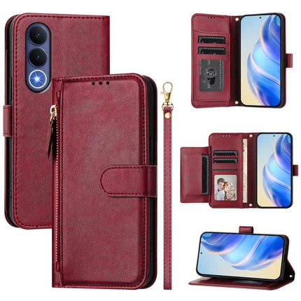 Multi-Card Slots Zipper Wallet Leather Phone Case, For vivo X300 FE 5G / S50 Pro mini 5G, For vivo X300s, For vivo Y21 5G 2026 / vivo Y05 4G, For vivo V70 FE 5G