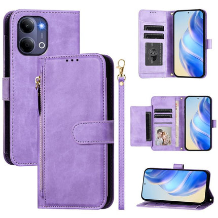 Multi-Card Slots Zipper Wallet Leather Phone Case, For vivo X300 FE 5G / S50 Pro mini 5G, For vivo X300s, For vivo Y21 5G 2026 / vivo Y05 4G, For vivo V70 FE 5G