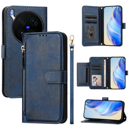 Multi-Card Slots Zipper Wallet Leather Phone Case, For vivo X300 Ultra, For vivo X300 Pro, For vivo X300