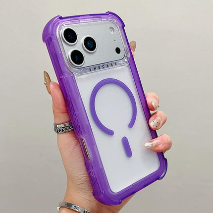 Transparent Matte TPU Hybrid PC 3-in-1 MagSafe Phone Case, For iPhone 17 Pro Max, For iPhone 17 Pro, For iPhone 17, For iPhone Air