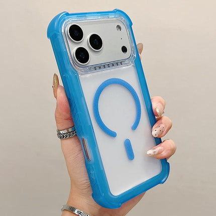 Transparent Matte TPU Hybrid PC 3-in-1 MagSafe Phone Case, For iPhone 17 Pro Max, For iPhone 17 Pro, For iPhone 17, For iPhone Air