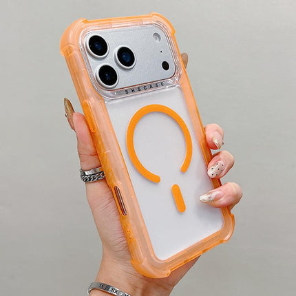 Transparent Matte TPU Hybrid PC 3-in-1 MagSafe Phone Case, For iPhone 17 Pro Max, For iPhone 17 Pro, For iPhone 17, For iPhone Air