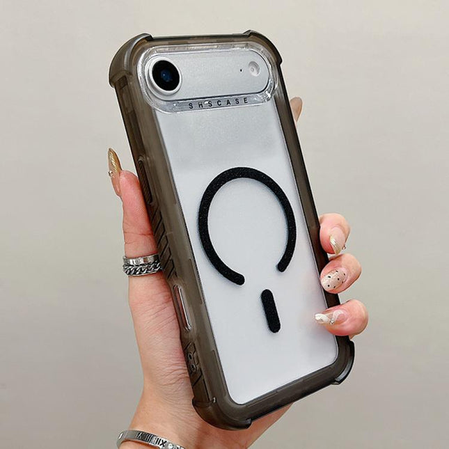 Transparent Matte TPU Hybrid PC 3-in-1 MagSafe Phone Case, For iPhone 17 Pro Max, For iPhone 17 Pro, For iPhone 17, For iPhone Air