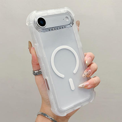 Transparent Matte TPU Hybrid PC 3-in-1 MagSafe Phone Case, For iPhone 17 Pro Max, For iPhone 17 Pro, For iPhone 17, For iPhone Air