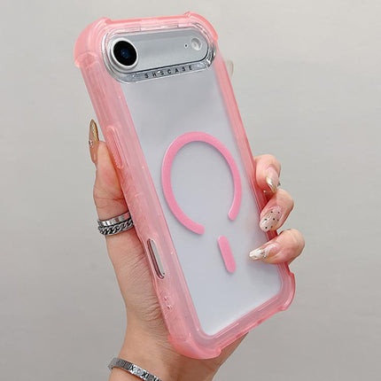 Transparent Matte TPU Hybrid PC 3-in-1 MagSafe Phone Case, For iPhone 17 Pro Max, For iPhone 17 Pro, For iPhone 17, For iPhone Air