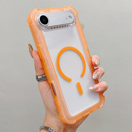 Transparent Matte TPU Hybrid PC 3-in-1 MagSafe Phone Case, For iPhone 17 Pro Max, For iPhone 17 Pro, For iPhone 17, For iPhone Air