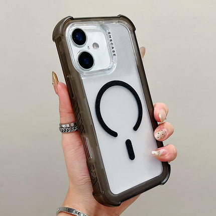 Transparent Matte TPU Hybrid PC 3-in-1 MagSafe Phone Case, For iPhone 17 Pro Max, For iPhone 17 Pro, For iPhone 17, For iPhone Air
