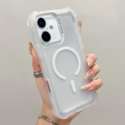 Transparent Matte TPU Hybrid PC 3-in-1 MagSafe Phone Case, For iPhone 17 Pro Max, For iPhone 17 Pro, For iPhone 17, For iPhone Air