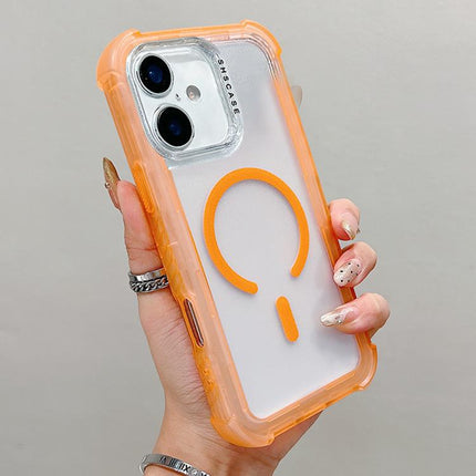Transparent Matte TPU Hybrid PC 3-in-1 MagSafe Phone Case, For iPhone 17 Pro Max, For iPhone 17 Pro, For iPhone 17, For iPhone Air