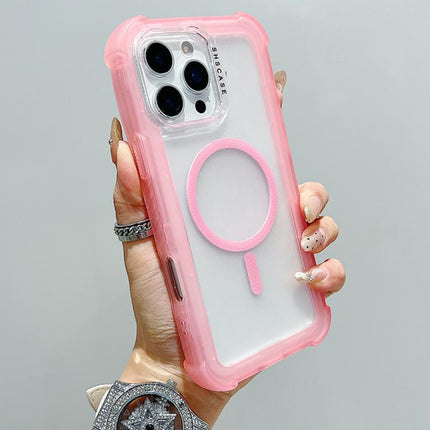 Transparent Matte TPU Hybrid PC 3-in-1 MagSafe Phone Case, For iPhone 16 Pro Max, For iPhone 16 Pro, For iPhone 16 Plus, For iPhone 16