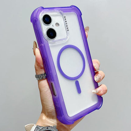 Transparent Matte TPU Hybrid PC 3-in-1 MagSafe Phone Case, For iPhone 16 Pro Max, For iPhone 16 Pro, For iPhone 16 Plus, For iPhone 16