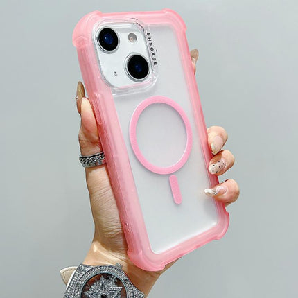 Transparent Matte TPU Hybrid PC 3-in-1 MagSafe Phone Case, For iPhone 15 Pro Max, For iPhone 15 Pro, For iPhone 15 Plus, For iPhone 15