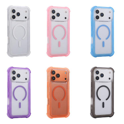 Transparent Matte TPU Hybrid PC 3-in-1 MagSafe Phone Case with Wrist Strap, For iPhone 17 Pro Max, For iPhone 17 Pro, For iPhone 17, For iPhone Air