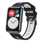 For Huawei Watch Fit New / Black+White