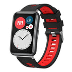 For Huawei Watch Fit New / Black+Red