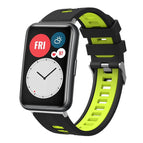 For Huawei Watch Fit New / Black+Green