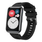 For Huawei Watch Fit New / Black+Coal Black