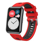 For Huawei Watch Fit New / Red+Black