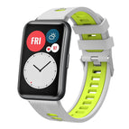 For Huawei Watch Fit New / Light Green+Grass Green