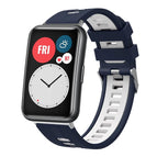 For Huawei Watch Fit New / Midnight Blue+White