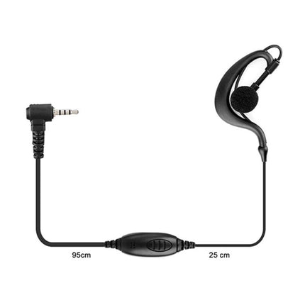 RETEVIS EE090Z 1 Pin Walkie-talkie Headset Mic Earphone for RETEVIS RT20, EE090Z