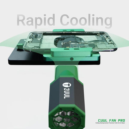 2UUL DA970 Cuul Fan Pro Cooling + Cleaning + Suction 3 in 1 Turbo Fan Set, 2UUL DA970