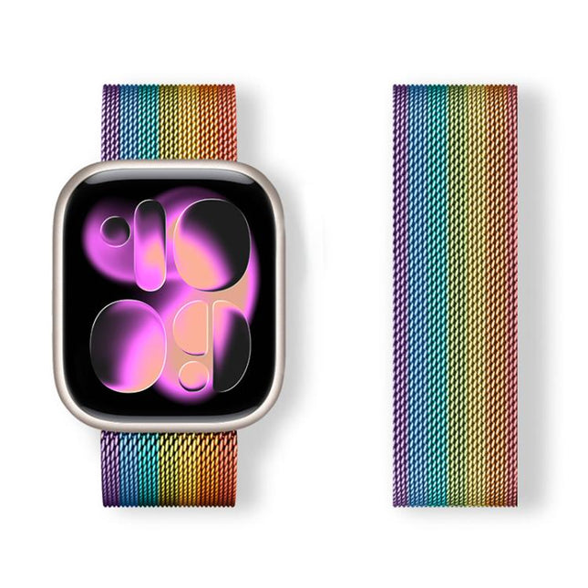 xDfind Milanese Loop Magnetic Stainless Steel Watch Band, For Apple Watch 42 / 44 / 45 / 46 / 49mm, For Apple Watch 38 / 40 / 41 / S11 42mm