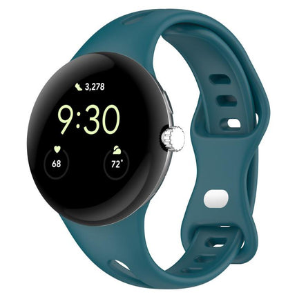 xDfind Small Waist Butterfly Buckle Silicone Watch Band, For Google Pixel Watch 4 / 3 / 2 / 1 41mm