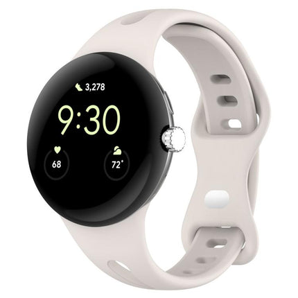 xDfind Small Waist Butterfly Buckle Silicone Watch Band, For Google Pixel Watch 4 / 3 / 2 / 1 41mm
