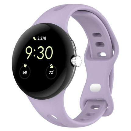 xDfind Small Waist Butterfly Buckle Silicone Watch Band, For Google Pixel Watch 4 / 3 / 2 / 1 41mm