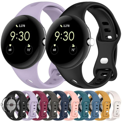 xDfind Small Waist Butterfly Buckle Silicone Watch Band, For Google Pixel Watch 4 / 3 / 2 / 1 41mm