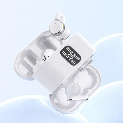 J-Q16 2 in 1 Digital Display ENC Noise Reduction Wireless Bluetooth Earphone