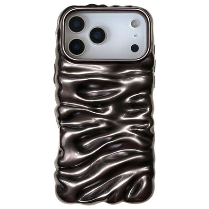 Cream Texture Electroplating TPU Full Coverage Phone Case, For iPhone 17 Pro Max, For iPhone 17 Pro