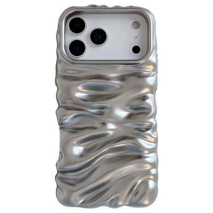 Cream Texture Electroplating TPU Full Coverage Phone Case, For iPhone 17 Pro Max, For iPhone 17 Pro