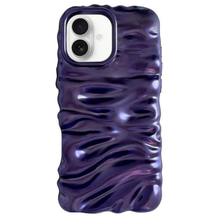 Cream Texture Electroplating TPU Full Coverage Phone Case, For iPhone 16 Pro, For iPhone 16