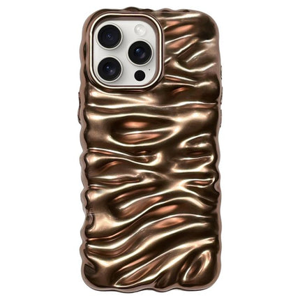 Cream Texture Electroplating TPU Full Coverage Phone Case, For iPhone 14 Pro, For iPhone 14 Pro Max