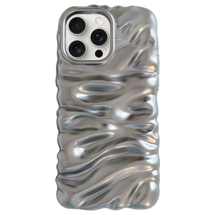 Cream Texture Electroplating TPU Full Coverage Phone Case, For iPhone 14 Pro, For iPhone 14 Pro Max