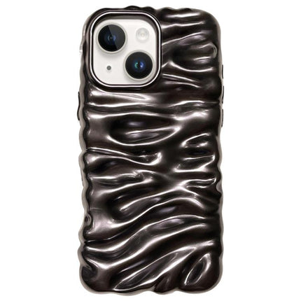 Cream Texture Electroplating TPU Full Coverage Phone Case, For iPhone 13